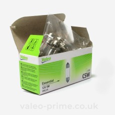 Valeo C5W Bulb Essential P/N 32217 - 500 pack